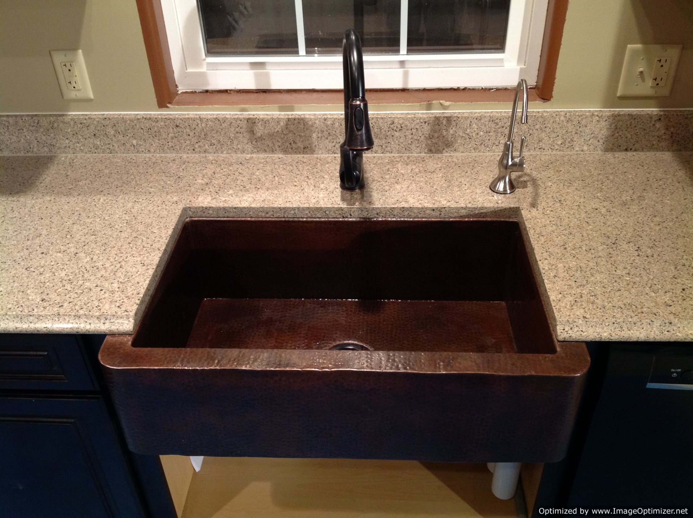 Menards Copper Farmhouse Sink Sinkology Lange Farmhouse Apron Front